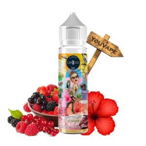 Le e liquide Montpellier Emerveille 50ml, de la gamme Edition Hexagone par Curieux, est une recette originale à base de fruits rouges et d'hibiscus.