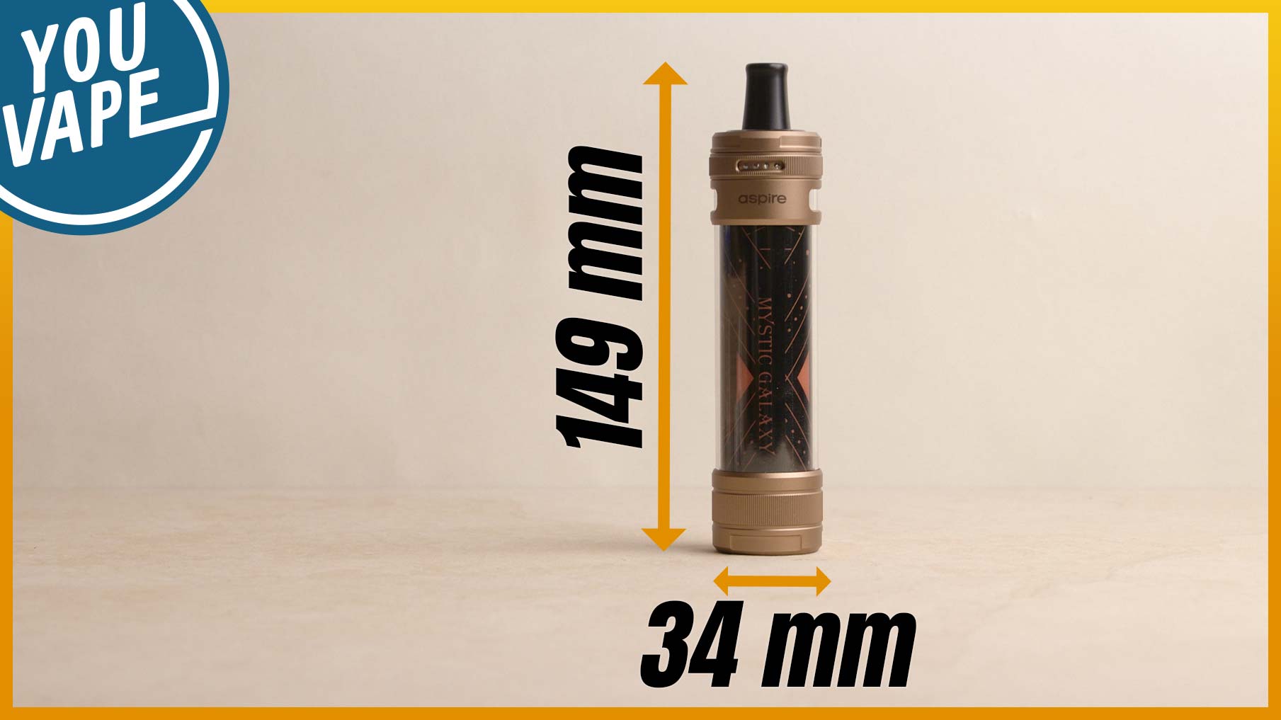 Les dimensions de la Chicha électronique Magnum